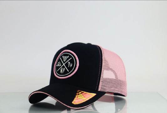 Farm Bulls Black/Pink Heritage Logo