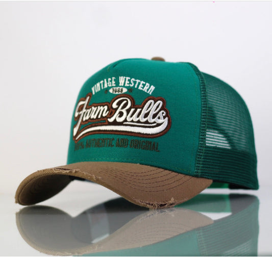 Farm Bulls Vintage Green/Beige